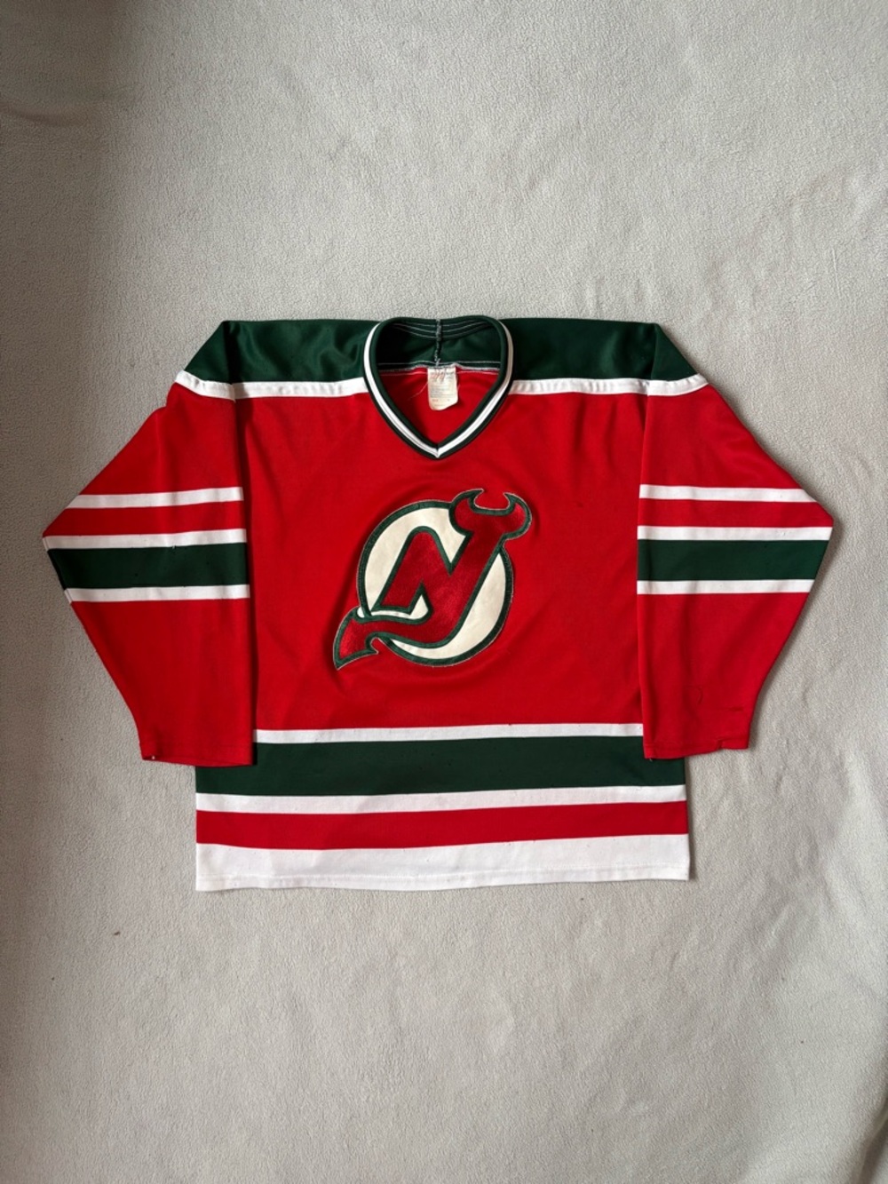 New Jersey Devils Vintage Hockey Jersey 88/89 by CCM